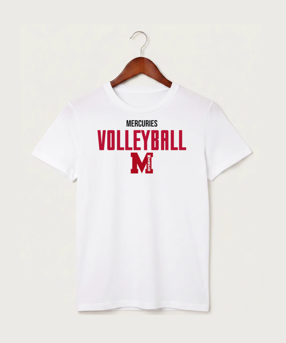 Mcgregor High School Volleyball (Girls) - White T-Shirt - Full Front