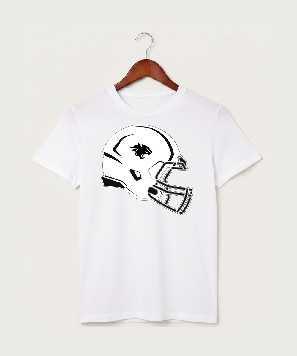 Nrheg Panthers High School Football (Boys) - White T-Shirt - Full Front