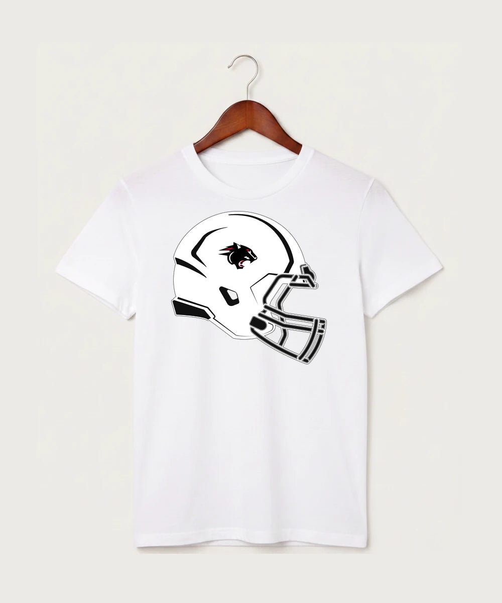 Nrheg Panthers High School Football (Boys) - White T-Shirt - Full Front