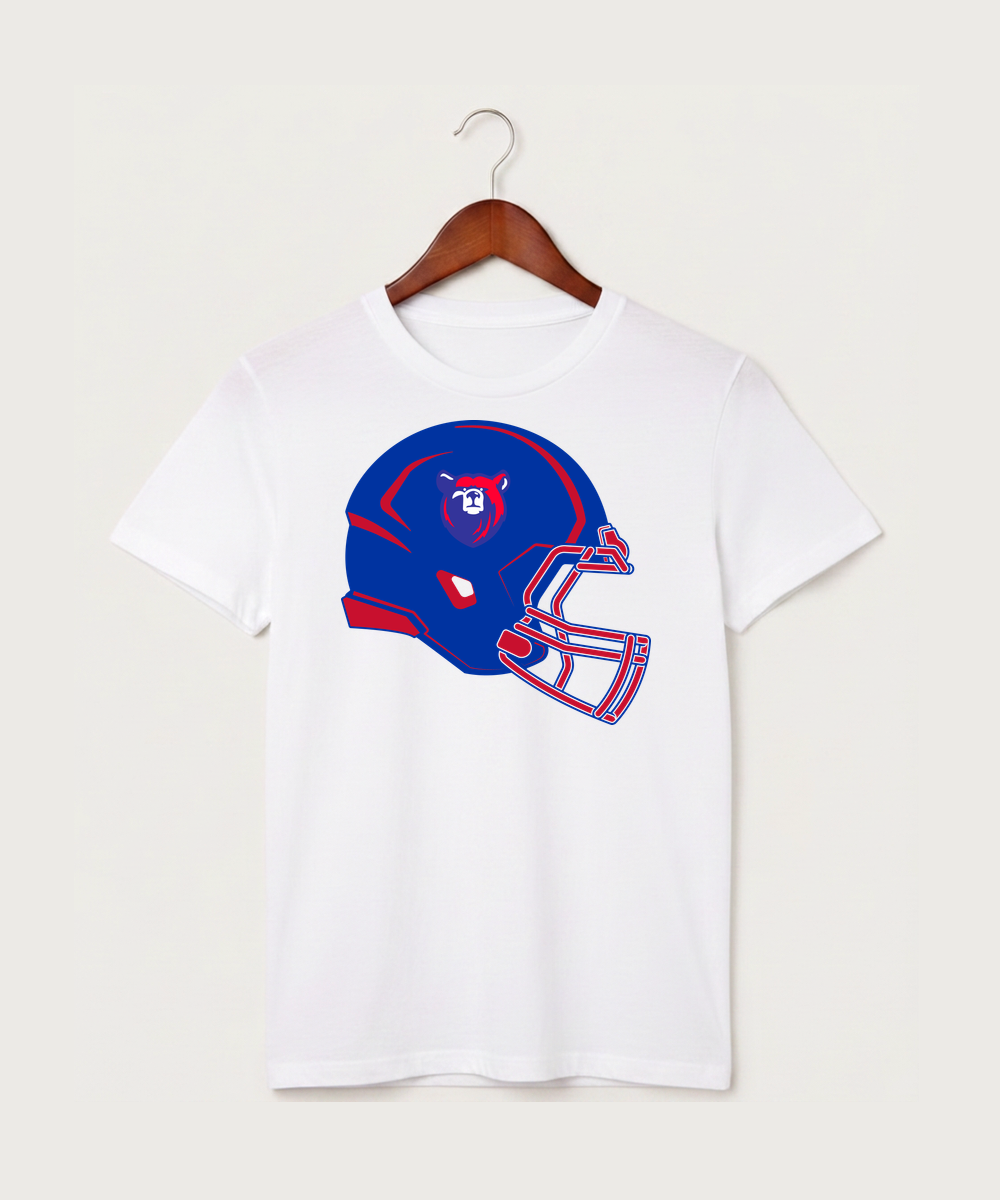 Bertha Hewitt High School Football (Boys) - White T-Shirt - Full Front
