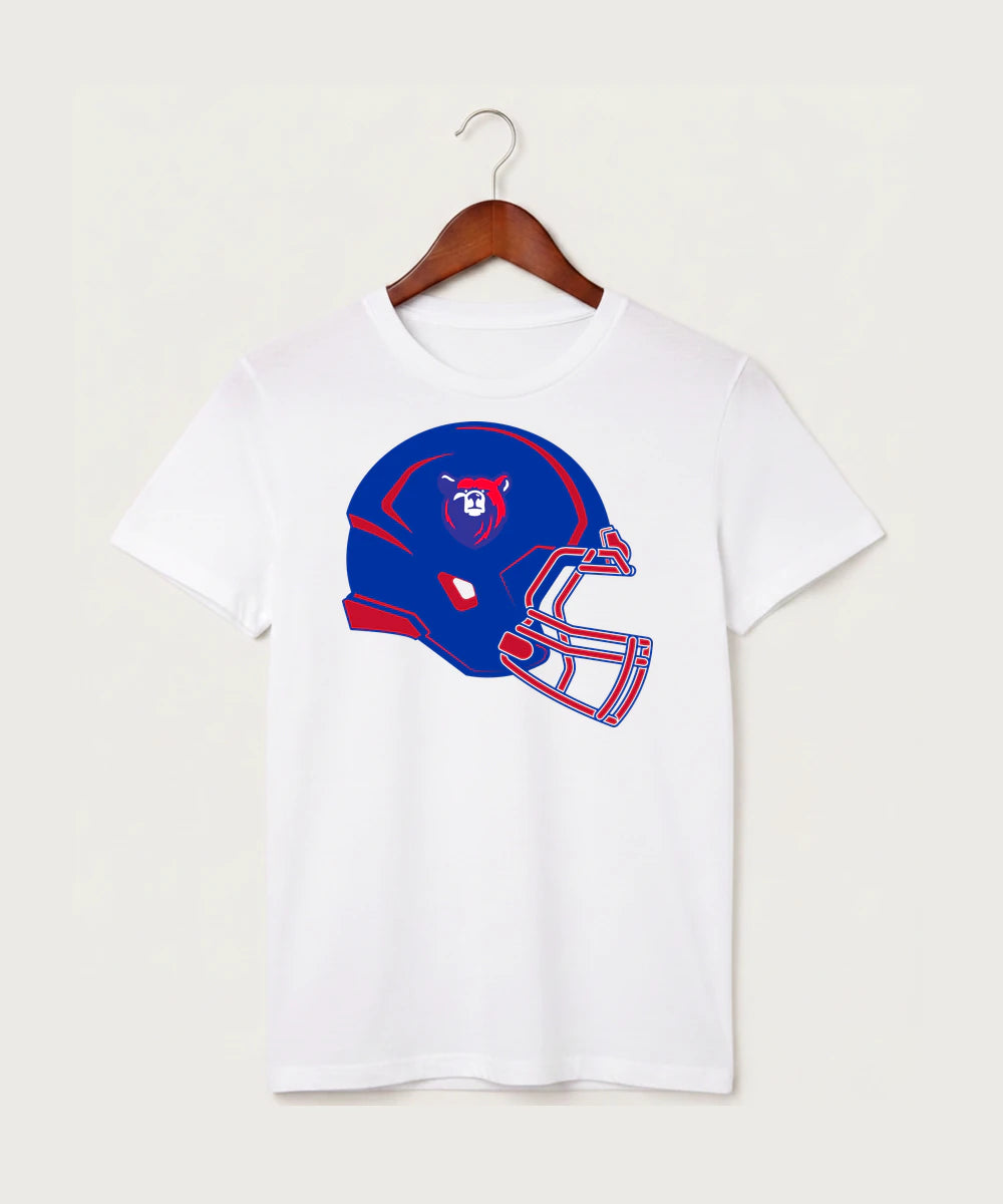 Bertha Hewitt High School Football (Boys) - White T-Shirt - Full Front