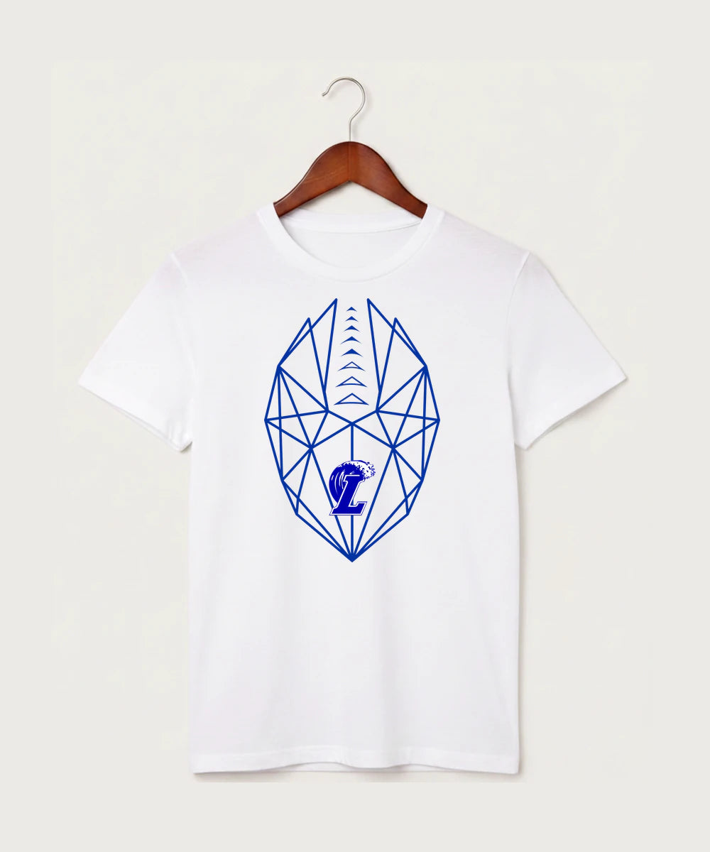 Lakeview High School Football (Boys) - White T-Shirt - Full Front
