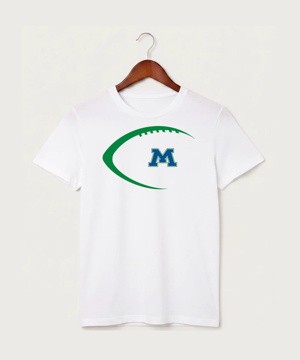 Minnewaska Area High School Football (Boys) - White T-Shirt - Full Front