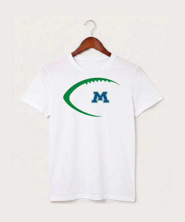 Minnewaska Area High School Football (Boys) - White T-Shirt - Full Front