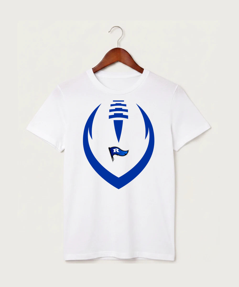 Red Lake County Central Football (Boys) - White T-Shirt - Full Front