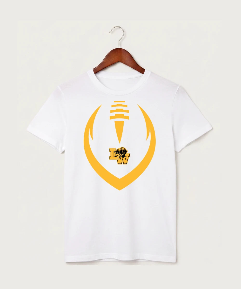 Le-Win Football - White T-Shirt - Full Front