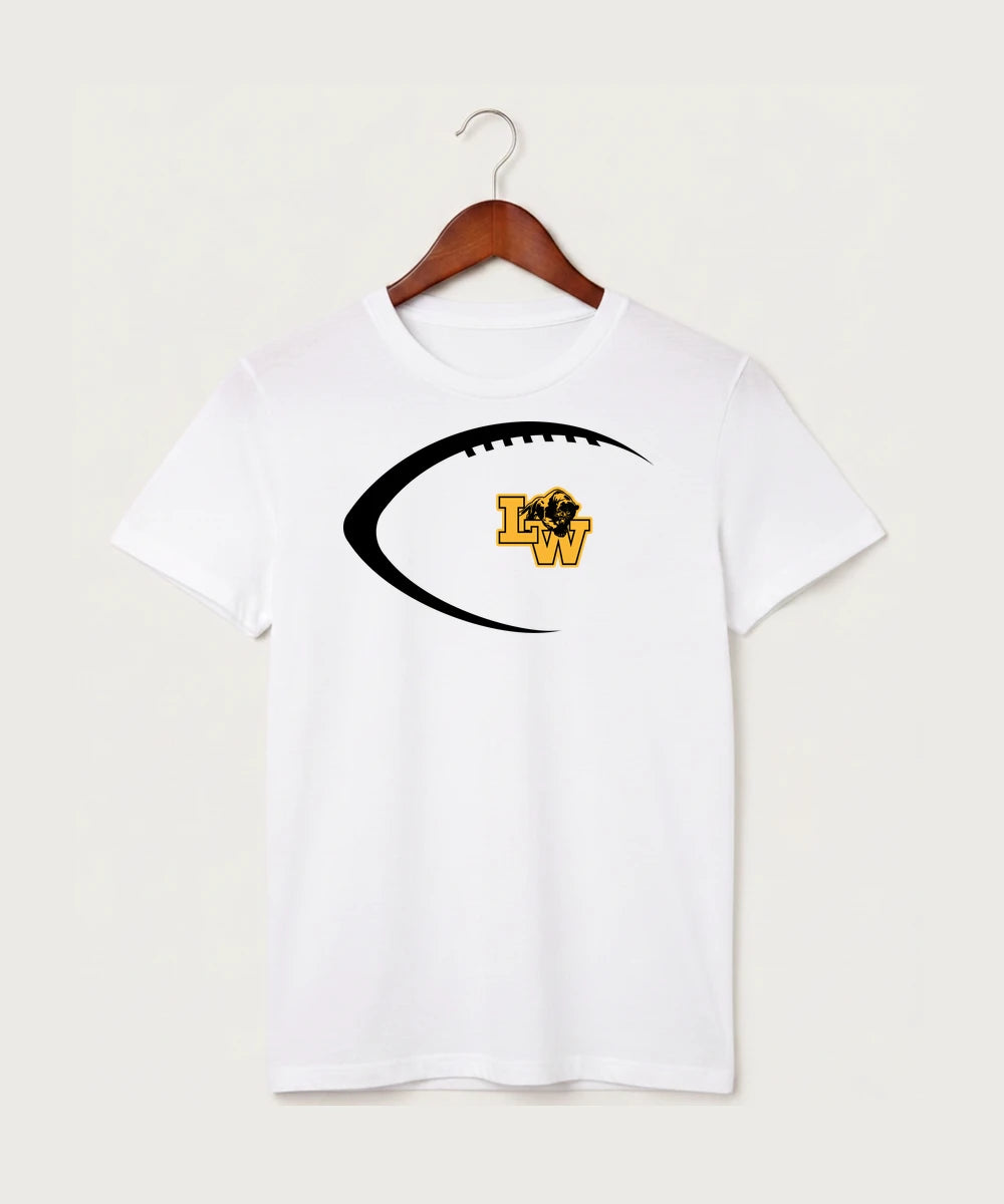 Le-Win Football - White T-Shirt - Full Front