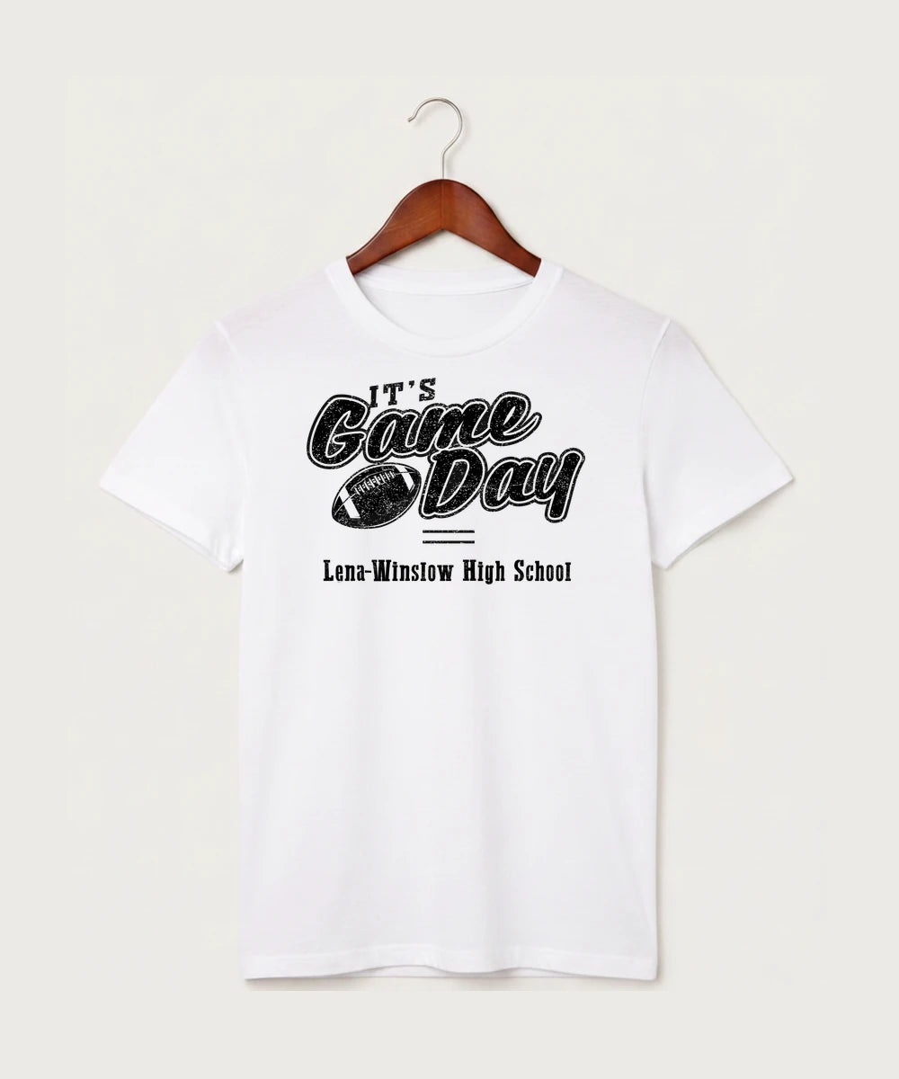 Le-Win Football - White T-Shirt - Full Front