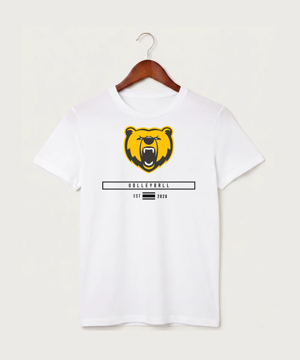 Byron High School Volleyball (Girls) - White T-Shirt - Full Front