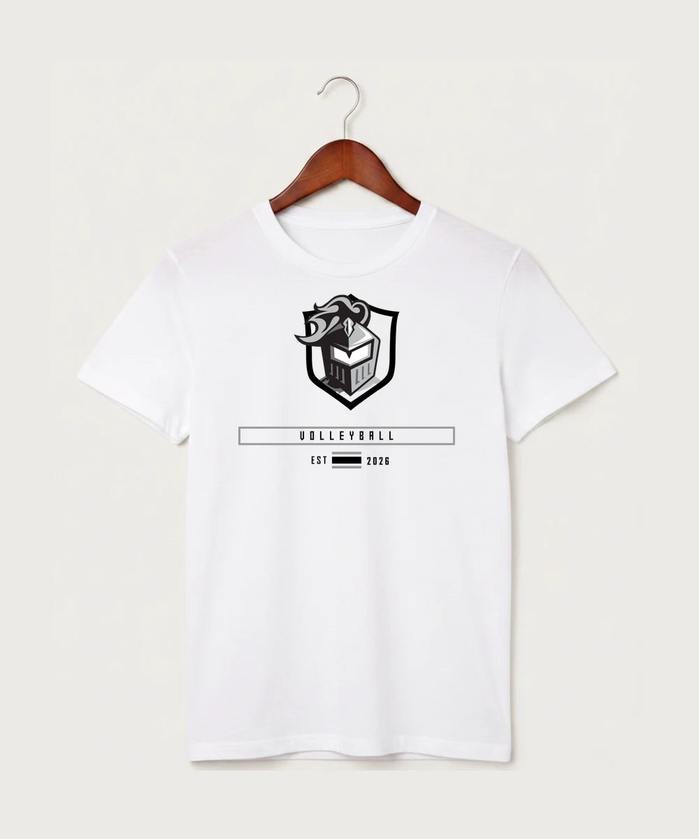 Kingsland High School Volleyball (Girls) - White T-Shirt - Full Front