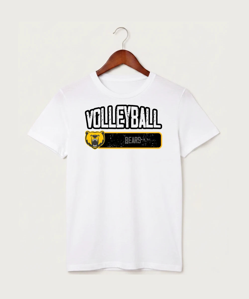 Byron High School Volleyball (Girls) - White T-Shirt - Full Front