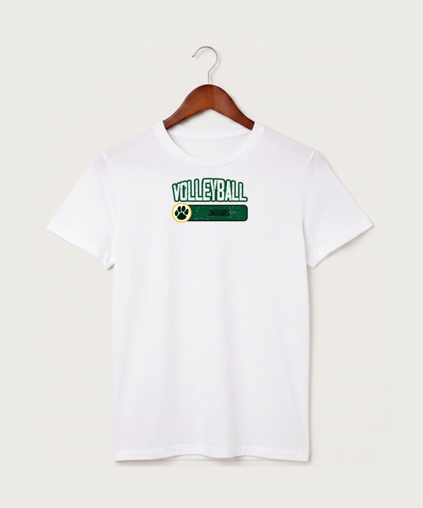 Ashwaubenon High School Volleyball (Sandbox) - White T-Shirt - Full Front