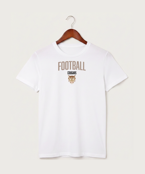 Ada Borup High School Football (Boys) - White T-Shirt - Full Front