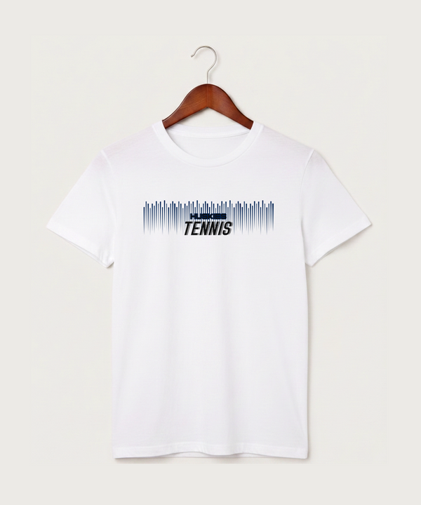 Albany High School Tennis (Boys) - White T-Shirt - Full Front