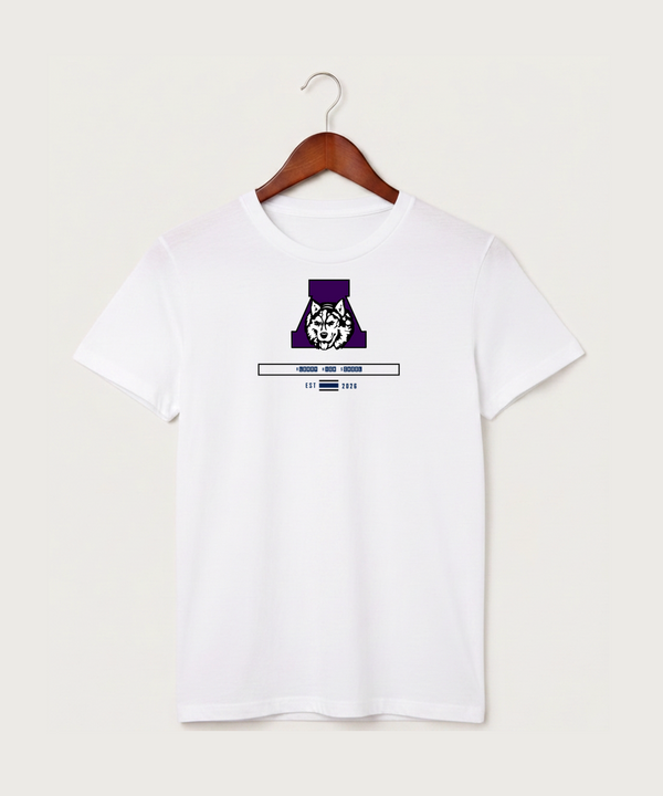 Albany High School Athletics - White T-Shirt - Full Front