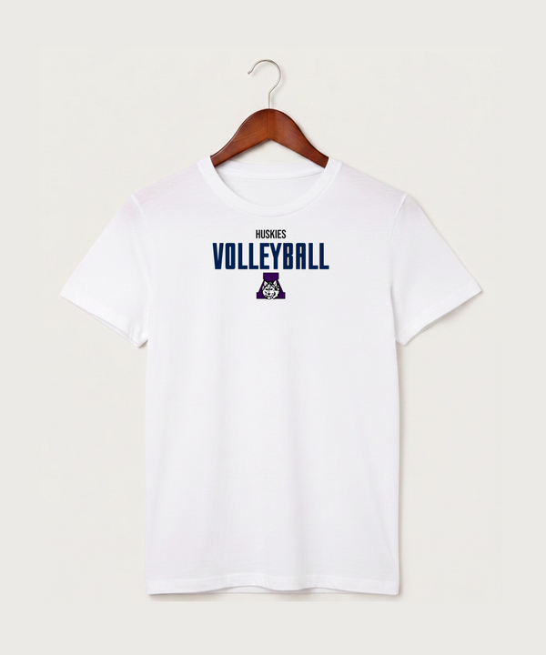 Albany High School Volleyball (Girls) - White T-Shirt - Full Front