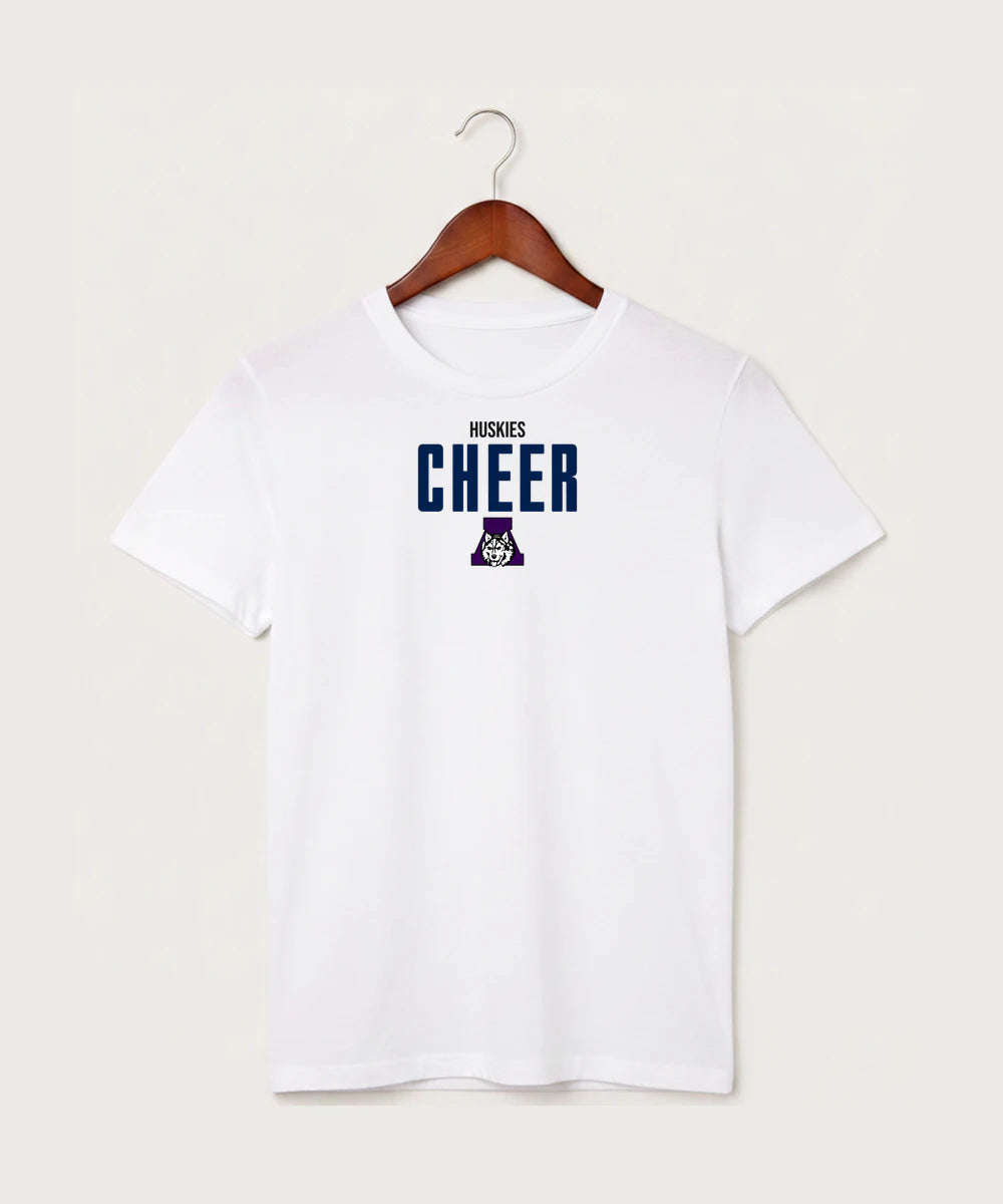 Albany High School Cheerleading - White T-Shirt - Full Front