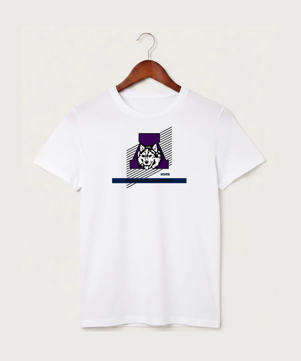 Albany High School Athletics - White T-Shirt - Full Front