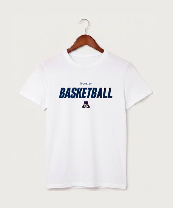 Albany High School Basketball (Boys) - White T-Shirt - Full Front