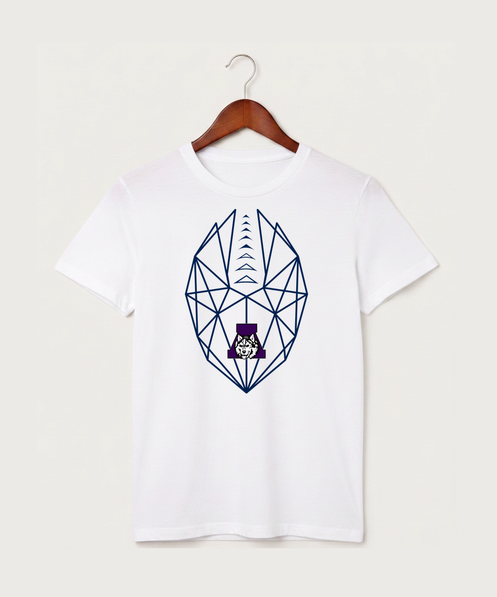 Albany High School Football (Boys) - White T-Shirt - Full Front