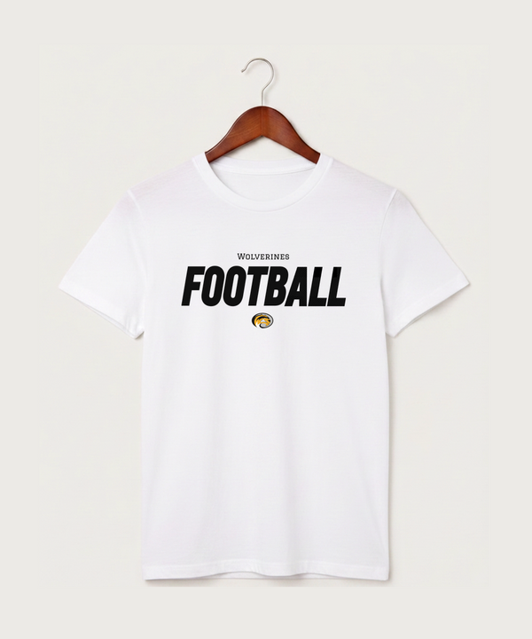 Sibley East High School Football (Boys) - White T-Shirt - Full Front