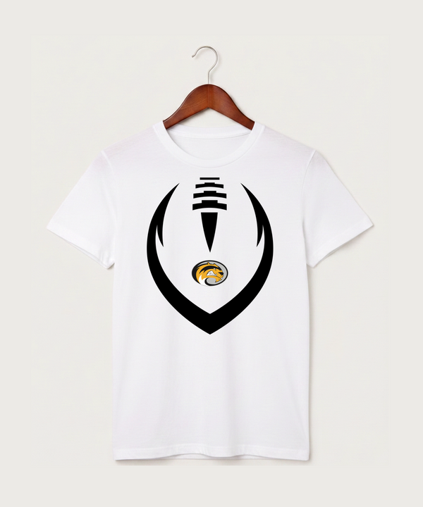 Sibley East High School Football (Boys) - White T-Shirt - Full Front