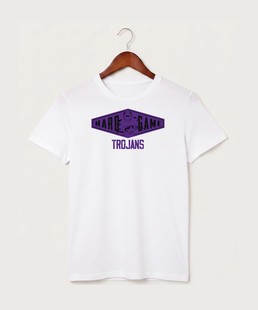 Barnesville High School Football (Boys) - White T-Shirt - Full Front