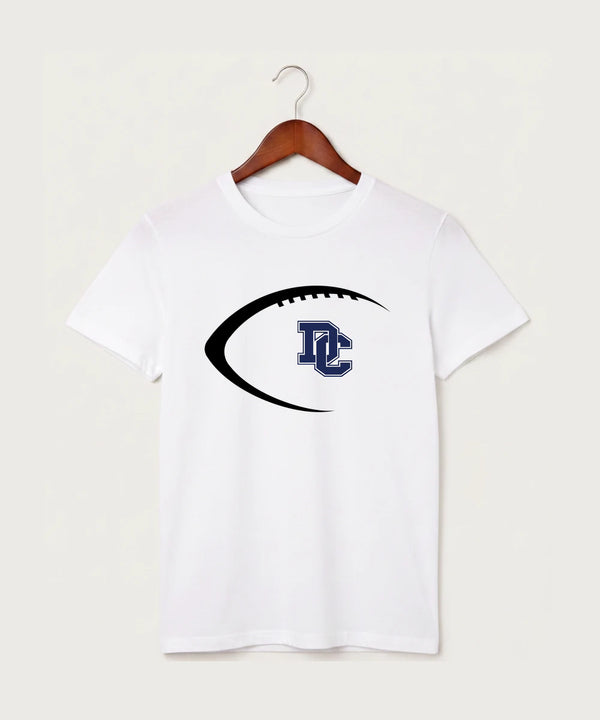 Dassel Cokato High School Football (Boys) - White T-Shirt - Full Front