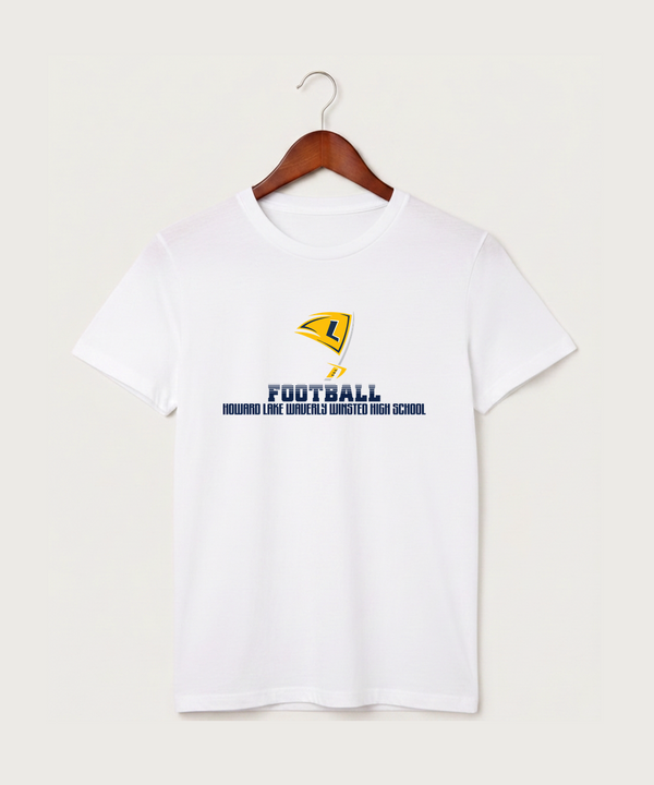 Howard Lake Waverly Winsted High School Football (Boys) - White T-Shirt - Full Front