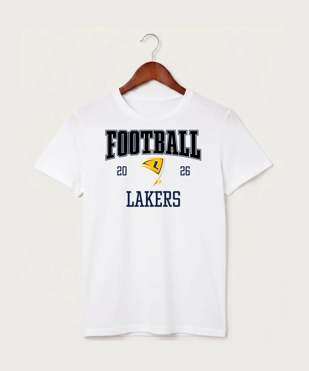 Howard Lake Waverly Winsted High School Football (Boys) - White T-Shirt - Full Front