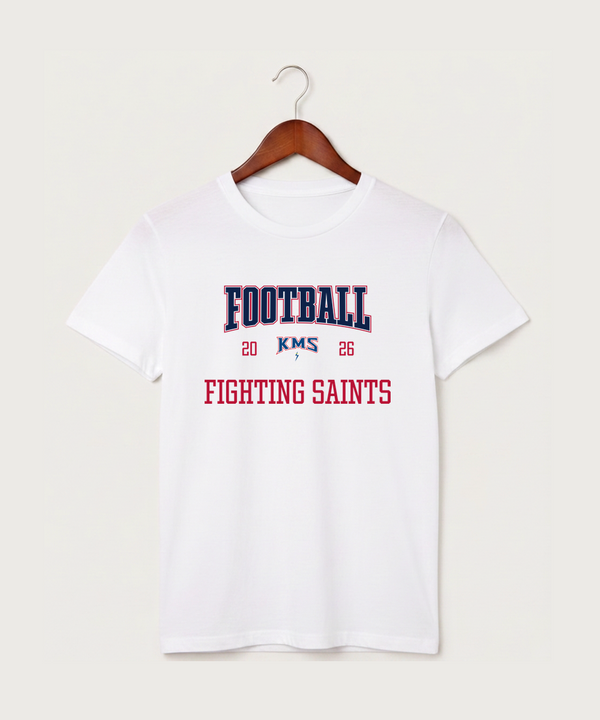Kerkhoven-Murdock-Sunburg High School Football (Boys) - White T-Shirt - Full Front