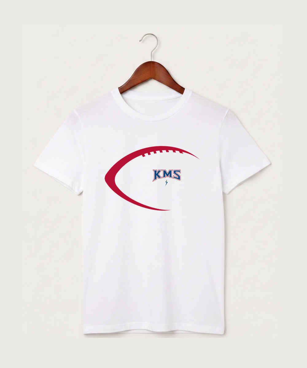 Kerkhoven-Murdock-Sunburg High School Football (Boys) - White T-Shirt - Full Front