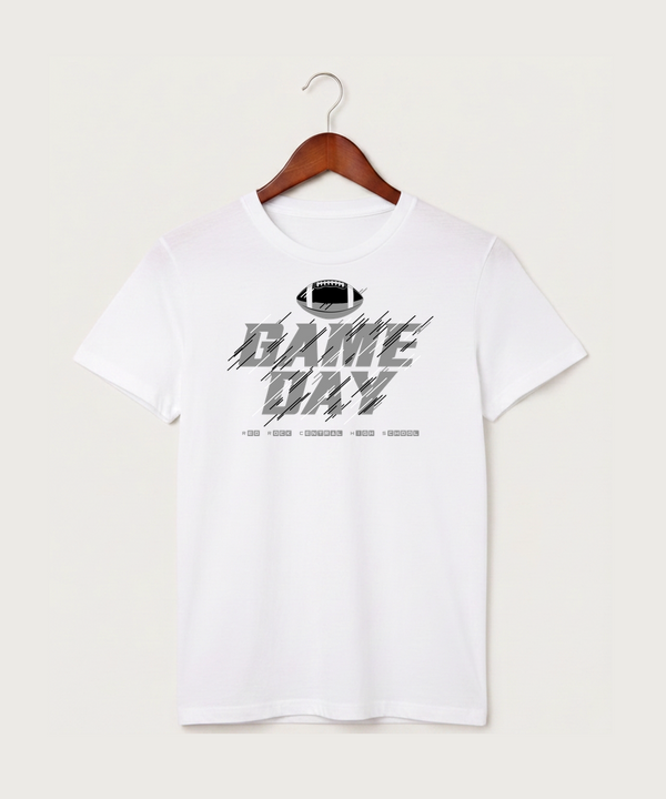 Red Rock Central High School Football (Boys) - White T-Shirt - Full Front