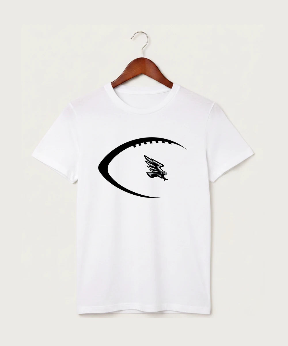 Red Rock Central High School Football (Boys) - White T-Shirt - Full Front