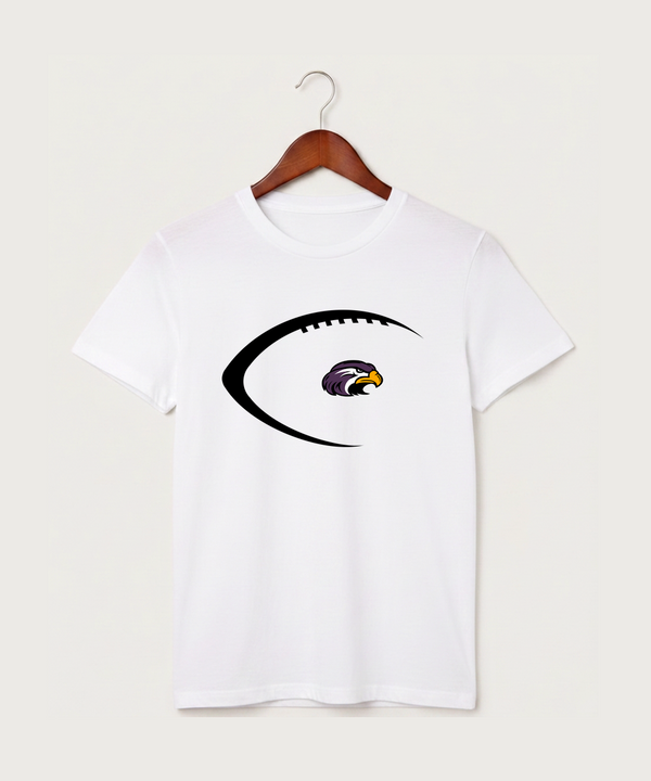 Montevideo High School Football (Boys) - White T-Shirt - Full Front