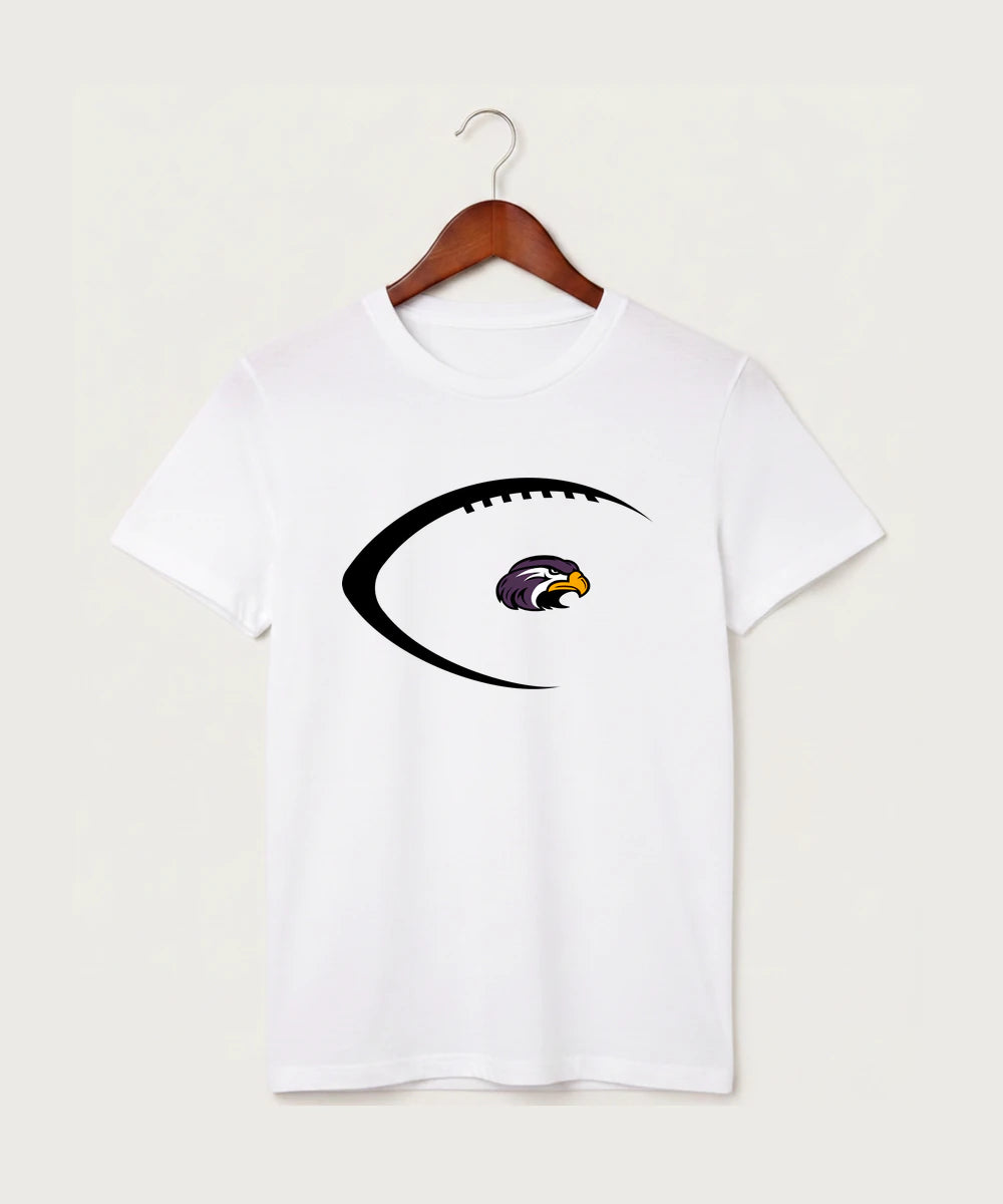 Montevideo High School Football (Boys) - White T-Shirt - Full Front