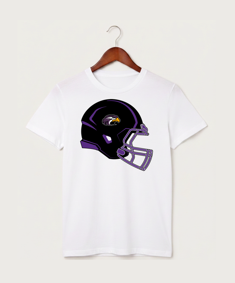 Montevideo High School Football (Boys) - White T-Shirt - Full Front