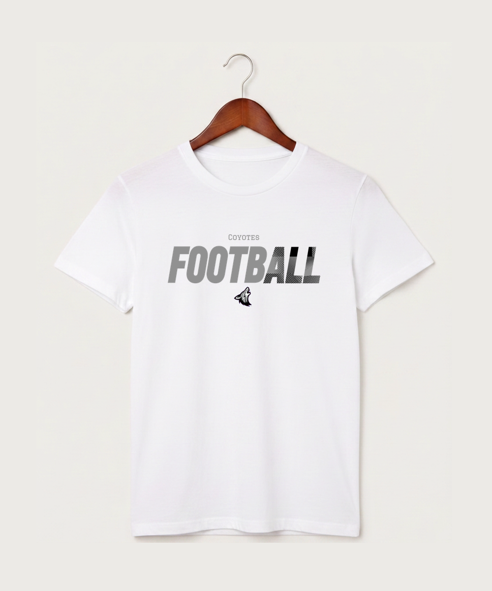 Heron Lake-Okabena High School Football (Boys) - White T-Shirt - Full Front