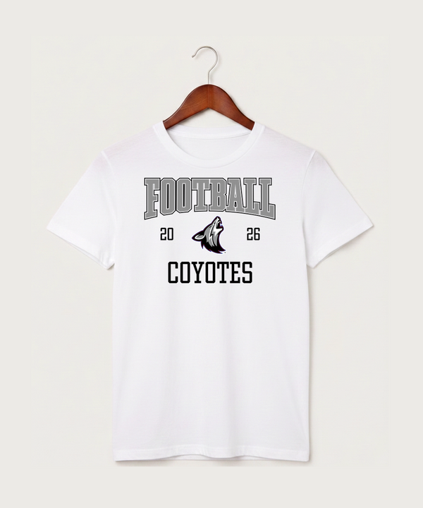 Heron Lake-Okabena High School Football (Boys) - White T-Shirt - Full Front