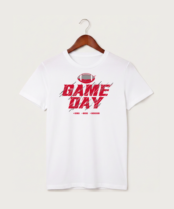 Bold High School Football (Boys) - White T-Shirt - Full Front