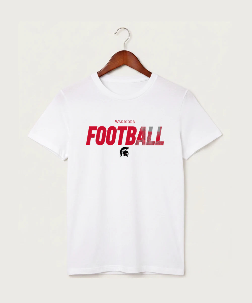 Bold High School Football (Boys) - White T-Shirt - Full Front