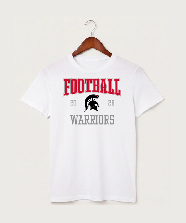Bold High School Football (Boys) - White T-Shirt - Full Front