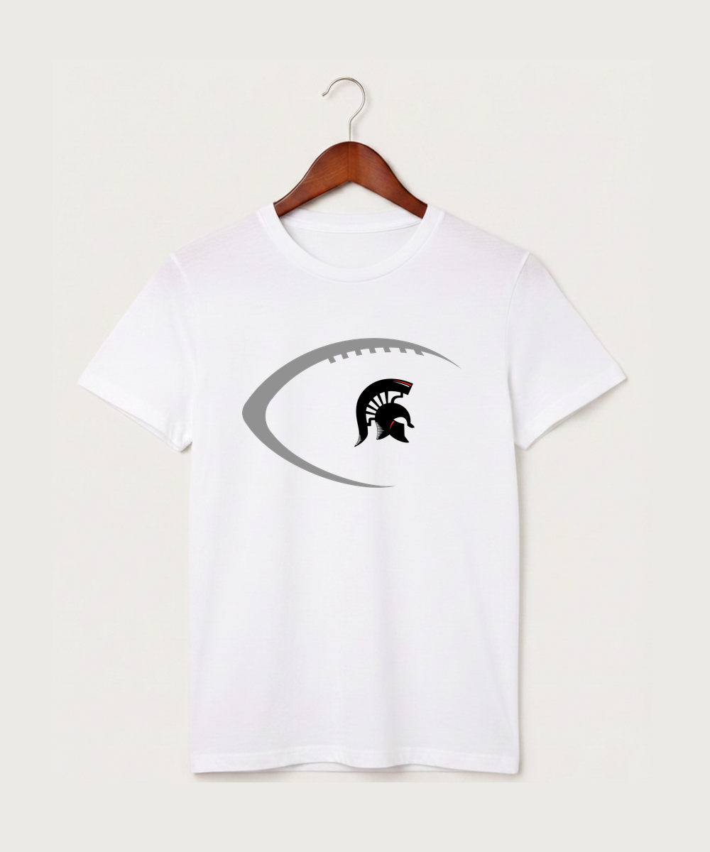 Bold High School Football (Boys) - White T-Shirt - Full Front