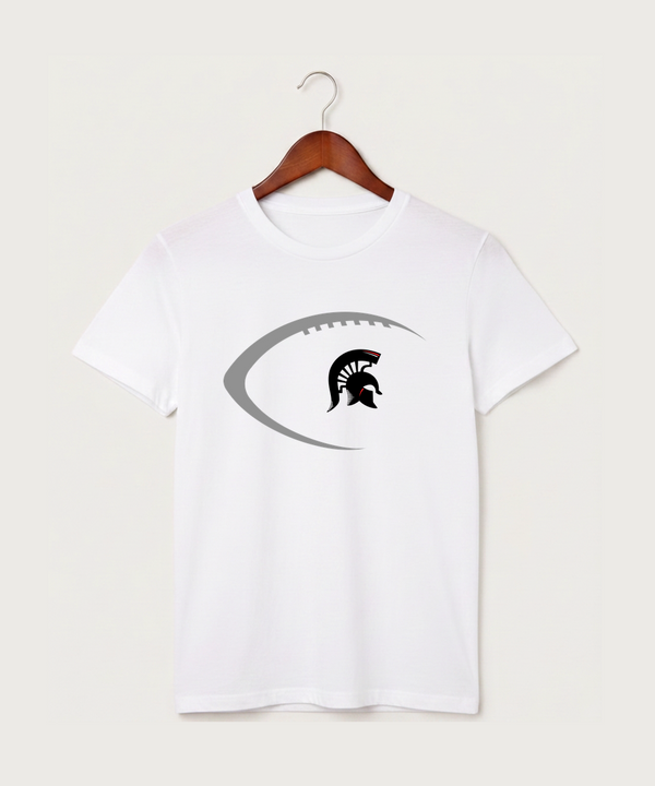 Bold High School Football (Boys) - White T-Shirt - Full Front