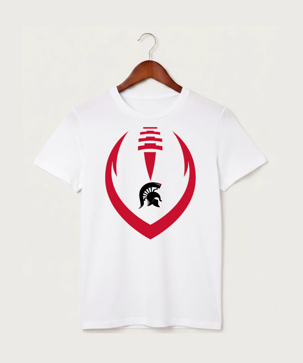 Bold High School Football (Boys) - White T-Shirt - Full Front