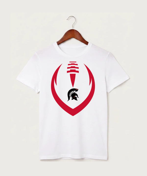 Bold High School Football (Boys) - White T-Shirt - Full Front