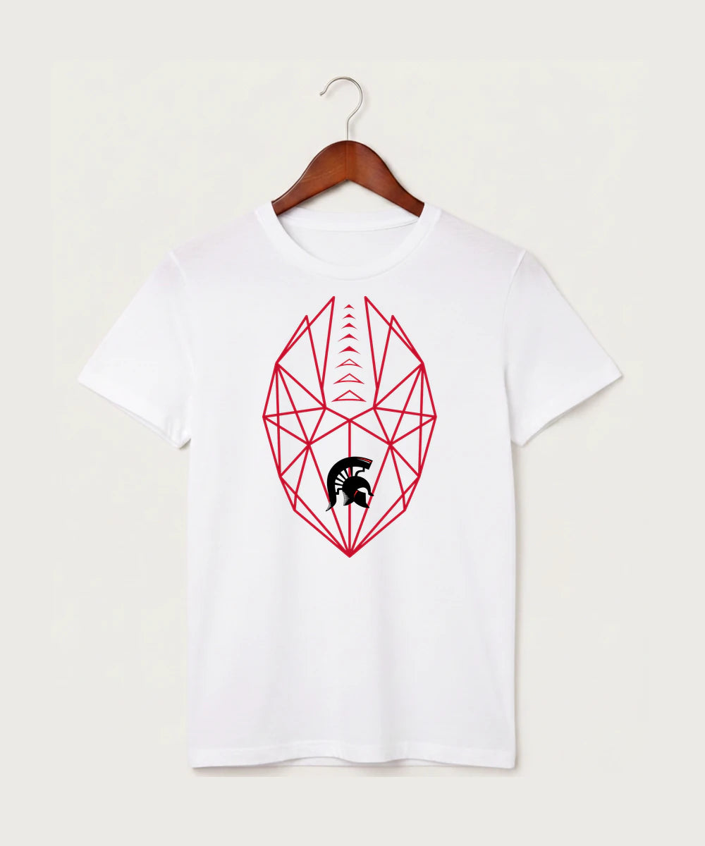 Bold High School Football (Boys) - White T-Shirt - Full Front