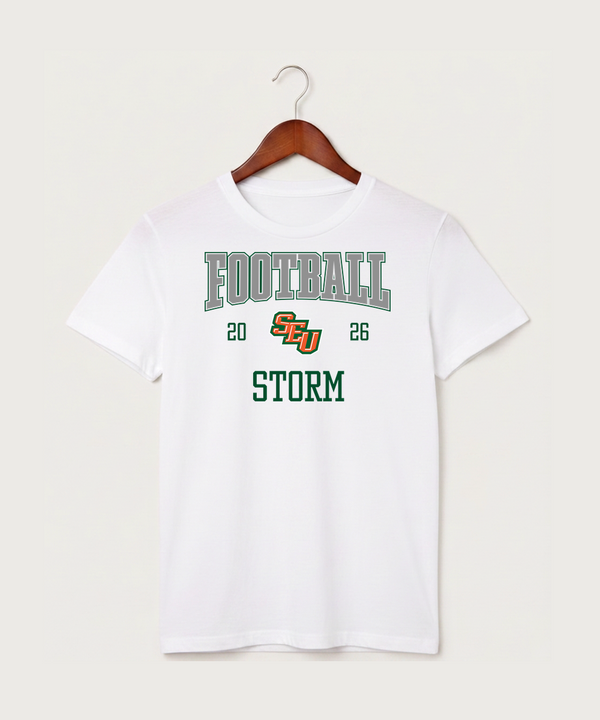 Sleepy Eye United Football (Boys) - White T-Shirt - Full Front