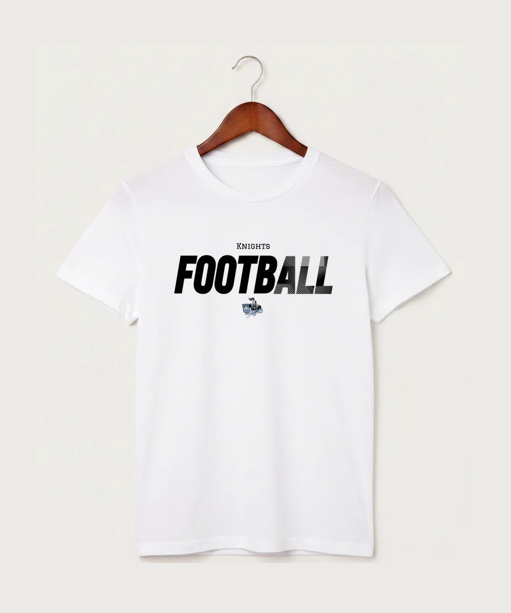 Russell-Tyler-Ruthton High School Football (Boys) - White T-Shirt - Full Front
