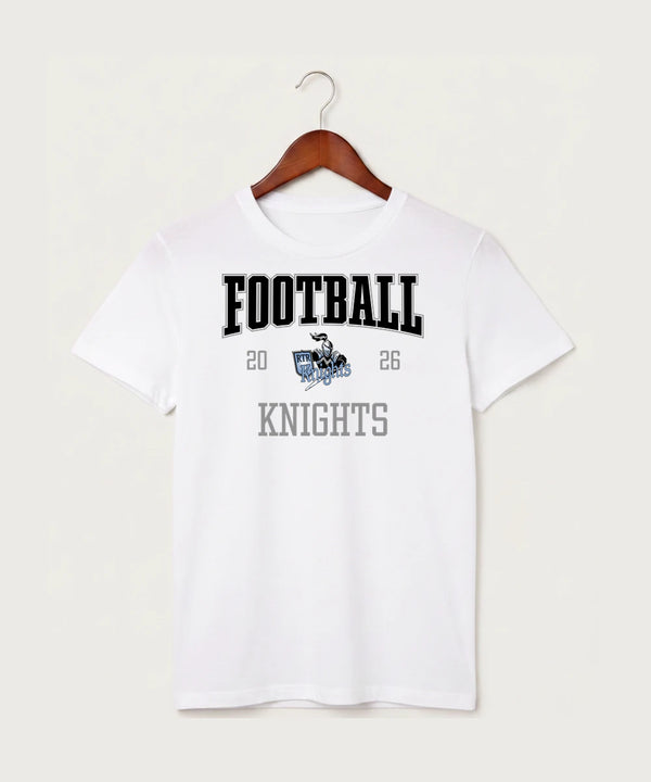 Russell-Tyler-Ruthton High School Football (Boys) - White T-Shirt - Full Front